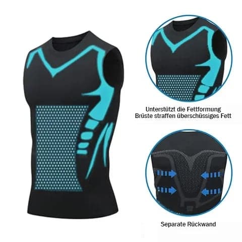 🔥LAST DAY SPECIAL PRICE: ￡9.99! 💪 Slimoly® Ionic Shaping Vest – Compression & Cooling – Body Contouring & Sleeveless – Invisible Under Clothes 🕶️