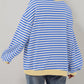 🎁 Hot Sale 49% OFF 🔥Women's Oversized Striped Long Sleeve Pullover