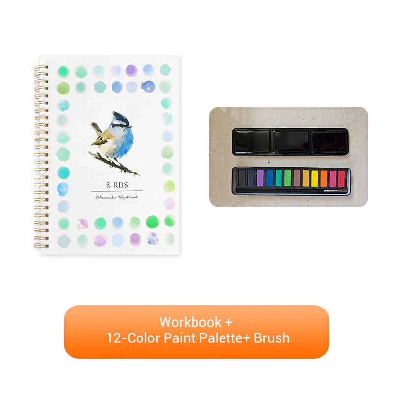 Hot Sale 55% OFF📚Beginner-Friendly❤️Watercolor Workbook