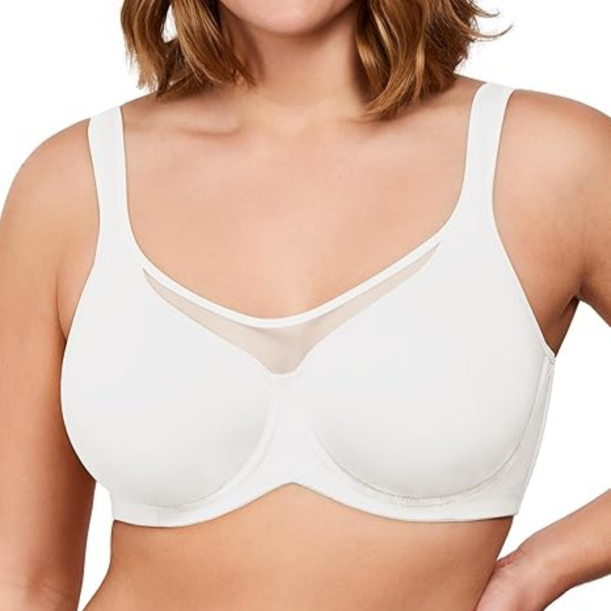 🔥Last Day Special Price £7.99💐Women's Elegant Sheer Full Coverage Plus Size Bra（副本）