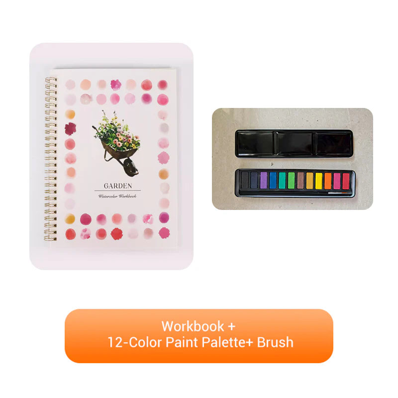 Hot Sale 55% OFF📚Beginner-Friendly❤️Watercolor Workbook