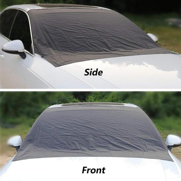 📢📢40% OFF !! ⏰Windshield Anti-Snow & Anti-Frost Cover with Mirror Protection – Ready-to-Drive in Any Weather!