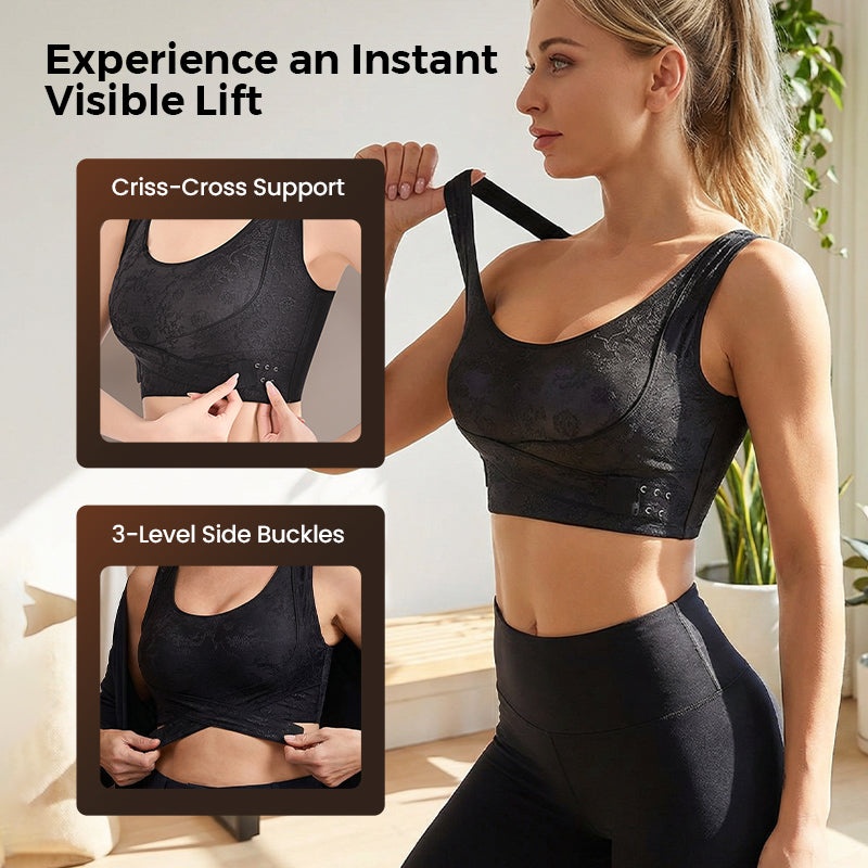 💖✨ All-Day Comfort Meets Perfect Shape! Criss-Cross Lift & Sculpt Bra 50% OFF👚⚡️