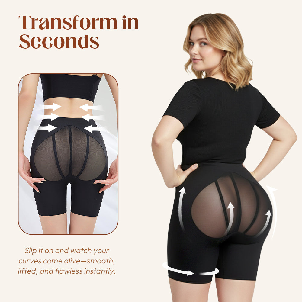 High-Waisted Butt-Lifting Shaping Shorts