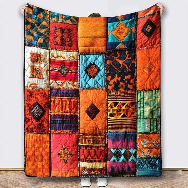 🐱💤 Cozy 9‑Panel Sleeping Cats Blanket – Ultra‑Soft Flannel, Reversible Design, Perfect for Sofa, Bed & Travel 🌙✨