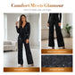💖LAST DAY SALE 70% OFF🥰Women's Sequin Sparkle Wide Leg Pants with Elastic Waistband