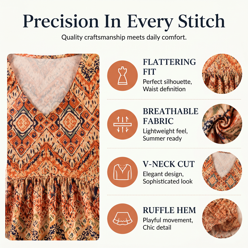 💜LAST DAY PROMOTION - 49%OFF💜Women's Print Flowy Sleeveless V Neck Peplum Tank Tops