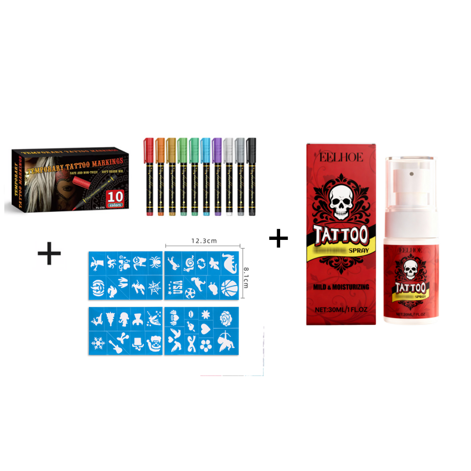 🔥Hot Sale 49% OFF🎨Perfect For Unique Body Art🔥Temporary Tattoo Markers for Skin