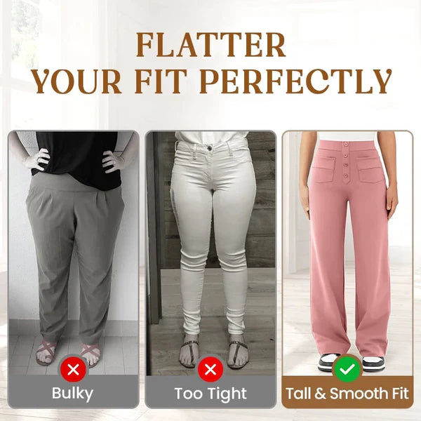 💖LAST DAY SALE 50% OFF💷Women's Casual High Waisted Pockets Stretch Pants
