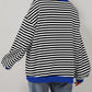 🎁 Hot Sale 49% OFF 🔥Women's Oversized Striped Long Sleeve Pullover