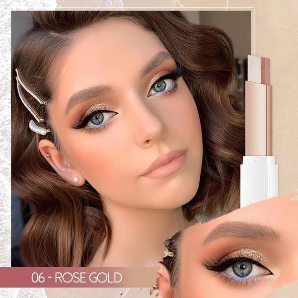 6Pcs Two Color Eyeshadow Stick Set