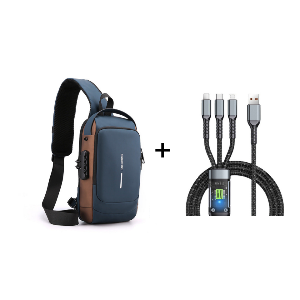 🔥 Hot Sale🔥Anti-Theft Unisex Crossbody Sling Bag – Stylish, Secure & Lightweight!