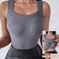 🏆2026 HOT SALE-50% OFF!!💐Women's U Neck Camisole High Strechy Seamless Built-in Bra Padded Tank Tops