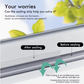 5m Door Seal Strip – self-adhesive, flexible silicone, keeps out dust, insects & noise