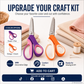 🥳2026 TOP PICK🥳 Pinking Shears Scissors – Stainless Steel, Ergonomic Cushioned Handles – Perfect for Sewing, Quilting & Scrapbooking! 🧵💨
