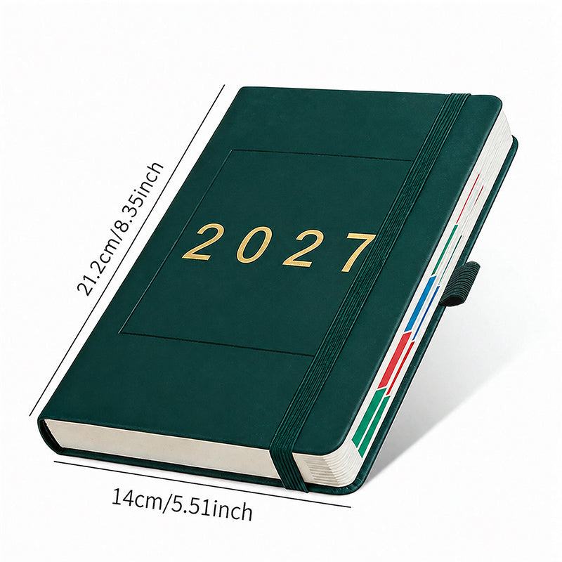 📓 2027 Planner – A5 Size, One Page Per Day with Dates – Perfect for Daily Notes and Future Reference ✨