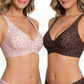💗LIMITED TIME SALE 50% OFF⚡50K+ SOLD💕 Jelly Wireless Womens Comfortable Wireless Bras Push Up Bralettes Seamless Tshirts Bras Deep V Everyday Bras