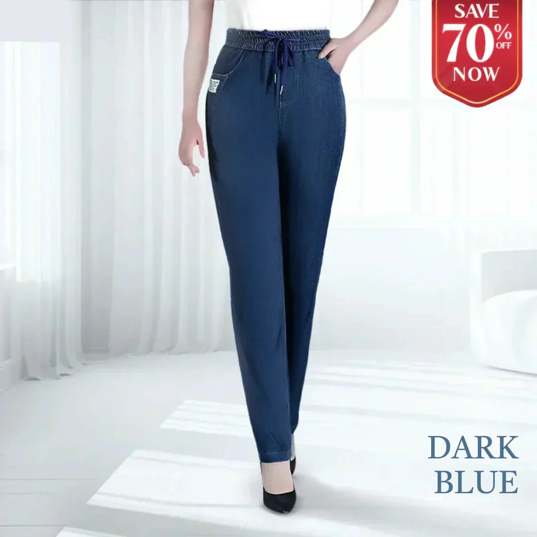 ⏳Limited-time 65% discount!!💕👖High Waist Ultra-Stretch Mom Jeans