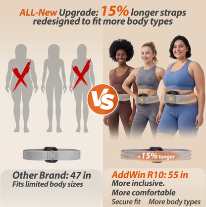 🚨 BLACK GONE! ACT FAST ⚡2026 New Fascia Ring R10™ 🔥 Cordless Waist & Back Muscle Recovery Massager | Adjustable Fit Up to 55"