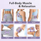 💥Deep Tissue Percussion Muscle Massager, Electric Dual-Ring Fascia Massager with Belt, Body Care Machine, 3 Modes and 5 Intensities Handheld Full Body Fascia Massager Ring for Relaxation Aid