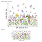 💐Colorful Floral Bouquet Window Sticker🖼️