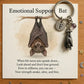 🎅Christmas Gift Idea 🎁🦇Emotional Support Bat Inspirational Keychain