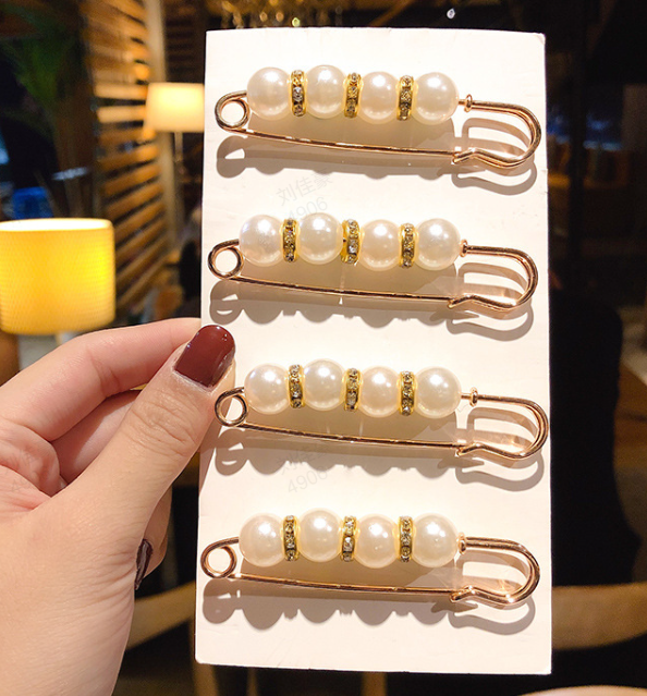 ✨ Buy 3 Get 9 FREE 💥Pearl Corset Brooch | Elegant Waist & Collar Fashion Pin