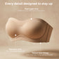 ⛱️Last Day Special Price ￡7.99!!💞Womens Strapless Bras Push Up Bandeau Bra Non Slip Wireless Supportive Padded Bras Seamless Comfortable Tube Jelly Bra