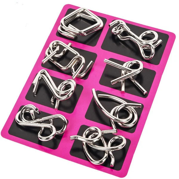 Educational intellectual Toys IQ Toys,Metal Brain teaser Puzzles