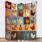 🐱💤 Cozy 9‑Panel Sleeping Cats Blanket – Ultra‑Soft Flannel, Reversible Design, Perfect for Sofa, Bed & Travel 🌙✨