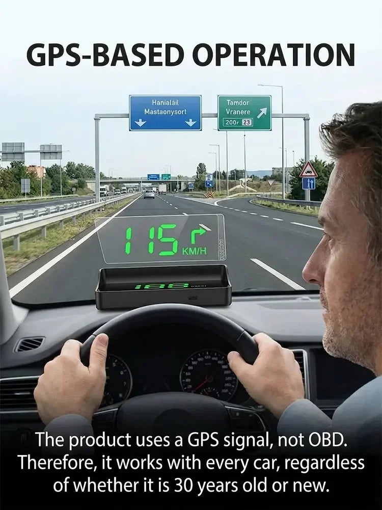 Head-Up Display (HUD) Car GPS Digital Speedometer