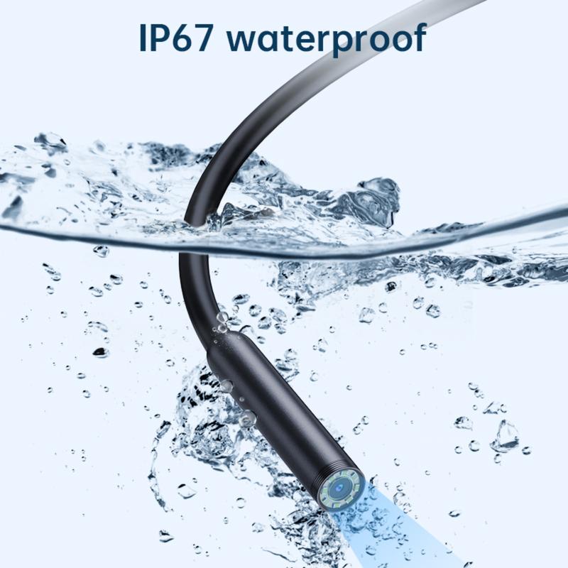 🏆LAST DAY SALE: ONLY ￡9.99!!🎁✨TechView™🇬🇧HD Endoscope Camera for iPhone & Android – 1920P Inspection Scope with 8 Adjustable LED Lights 🔍📱