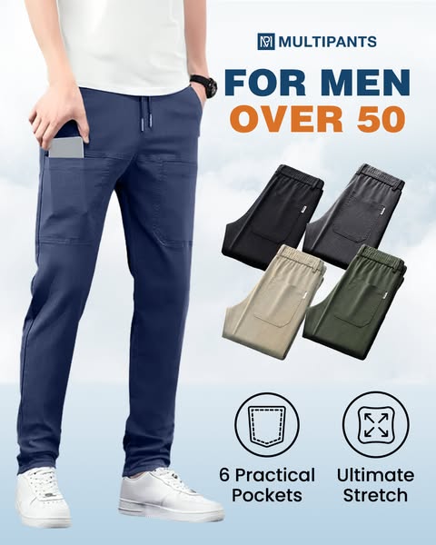 🎁Hot Sale 68% OFF🏆MultiPants – High Stretch Multi-pocket Durable Cargo Pants2