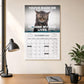 🏆 Last Day Special Price £5.99! 🗓️PISSED-OFF CATS😼💢2027 Wall Calendar - Funny Gift for Cat Lovers