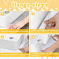 Bath Sealant Strip Self Adhesive 3 Rolls Caulk Tape White Waterproof Seal for Toilet Bathtub Shower Sink Wall Corner Kitchen with Sealing Tool 3.2m Length 38mm Width
