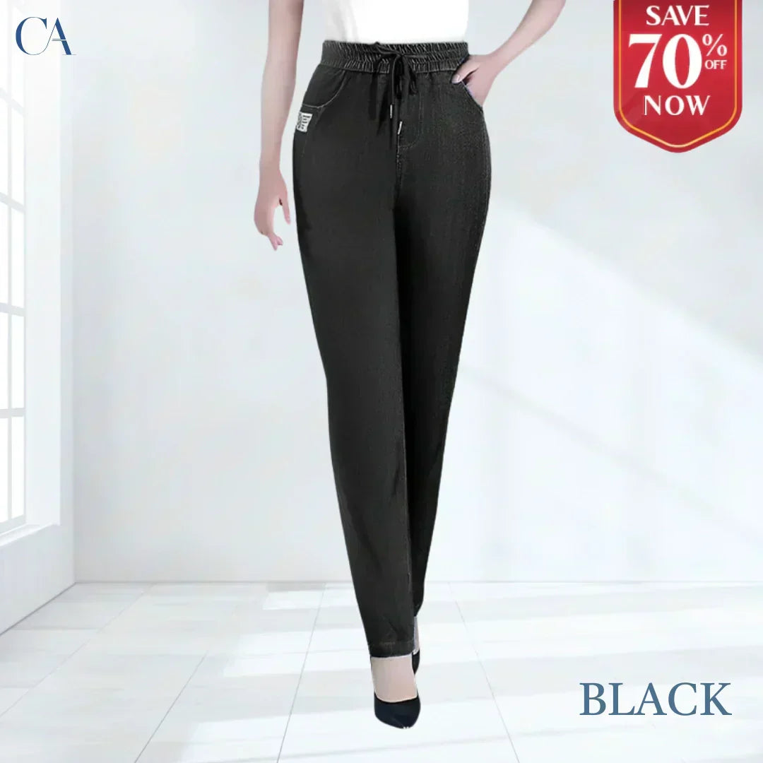 ⏳Limited-time 65% discount!!💕👖High Waist Ultra-Stretch Mom Jeans