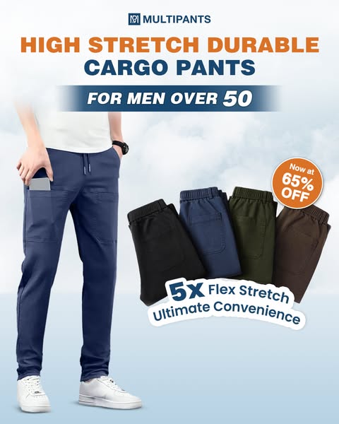 🎁Hot Sale 68% OFF🏆MultiPants – High Stretch Multi-pocket Durable Cargo Pants2
