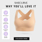 🎉Front Closure Cross-Back Wireless Posture Bra