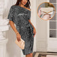💃Last Day Sales - 50% OFF🎉Women's One Shoulder Sequin Sparkling Party Club Dress✨