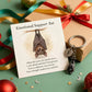 🎅Christmas Gift Idea 🎁🦇Emotional Support Bat Inspirational Keychain