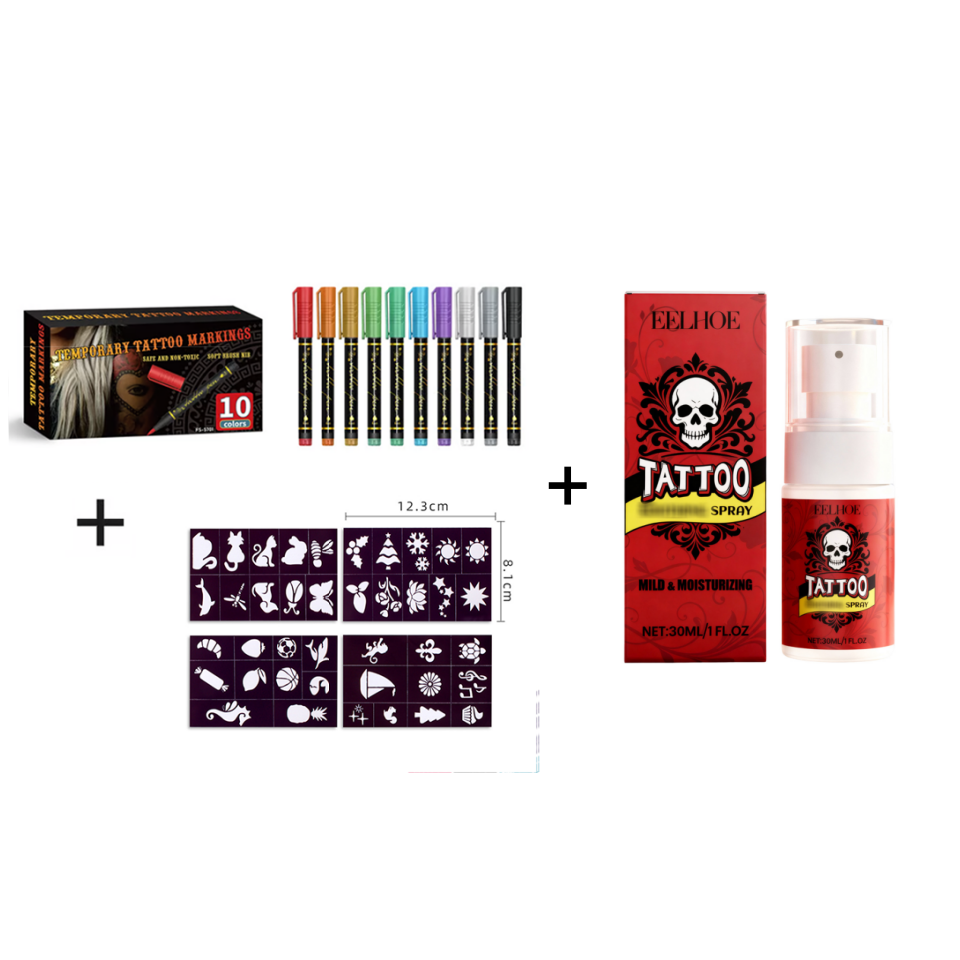 🔥Hot Sale 49% OFF🎨Perfect For Unique Body Art🔥Temporary Tattoo Markers for Skin