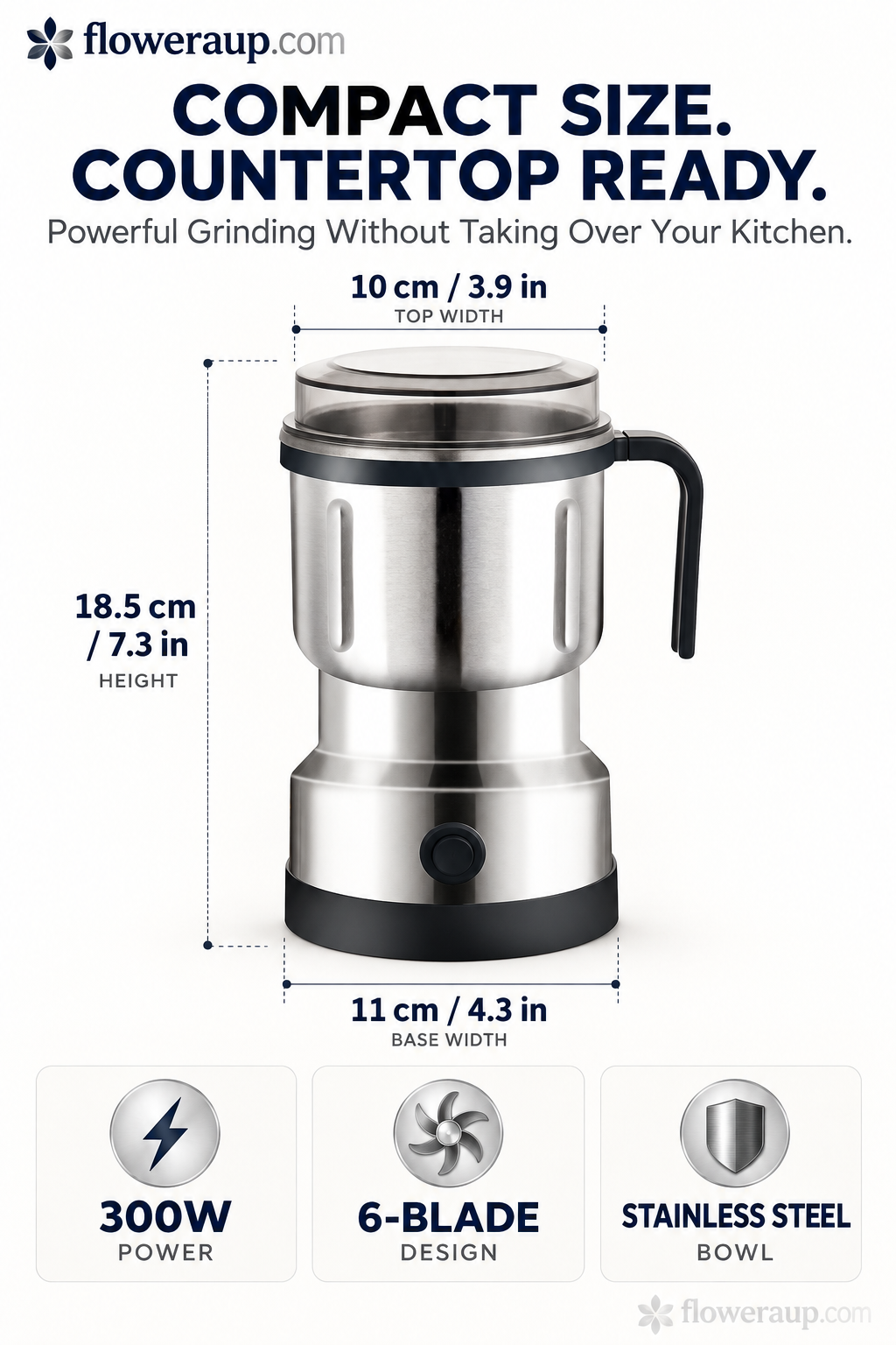 🔥NEW YEAR SALE!!⚡50K+ SOLD!💝Multifunctional Electric Grinder – For Coffee, Spices & Herbs, Powerful & Fast Grind🔥