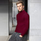 👕 60% OFF NOW! 🔥 Men's High Neck Slim Fit T-Shirt - Stretchy & Breathable for Gym or Casual, Modern Style & Comfort 🏃‍♂️📦