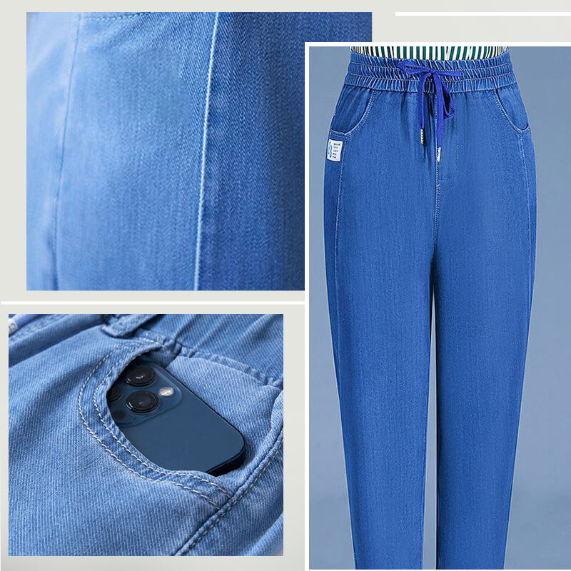 ⏳Limited-time 65% discount!!💕👖High Waist Ultra-Stretch Mom Jeans