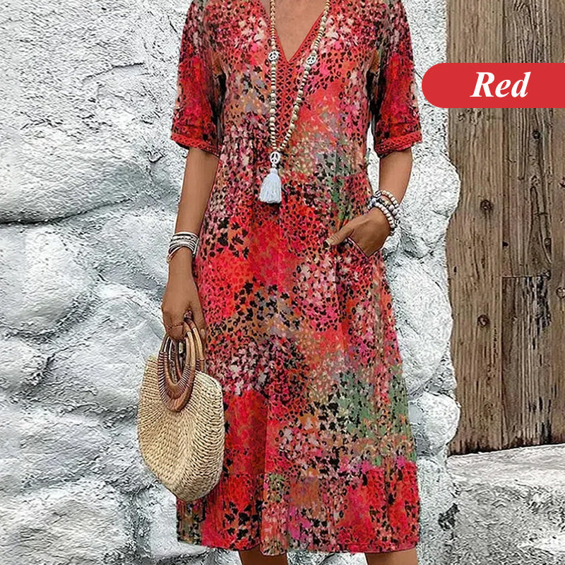 2026 Hot Sale 💥Safari Chic Leopard Dress