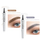 🎉High Quality 3D Waterproof Microblading Eyebrow Pen 4 Fork Tip Tattoo Pencil