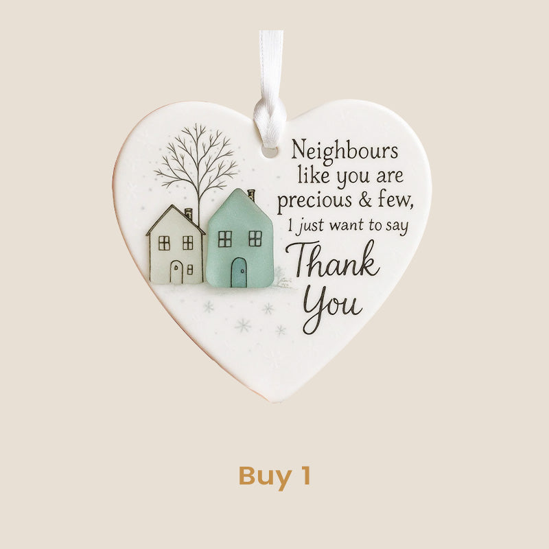 🎉Early Christmas Sale 49% OFF🎄"Thank You Neighbours" Heart - Shaped Ornament