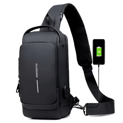 🔥 Hot Sale🔥Anti-Theft Unisex Crossbody Sling Bag – Stylish, Secure & Lightweight!