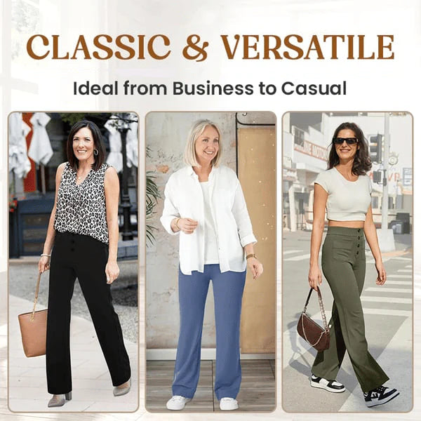 💖LAST DAY SALE 50% OFF💷Women's Casual High Waisted Pockets Stretch Pants