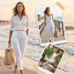 🌸LAST DAY SPECIAL PRICE: ￡11.99!!🌸Women's  Elastic Waist Cotton Linen Casual Pants